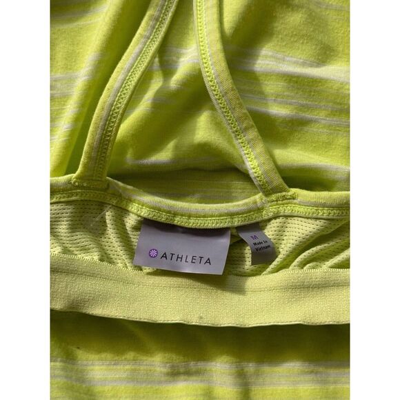 Athleta Tank Top Womens Black V-Neck Racerback Sleeveless Performance Yoga Sz M - Picture 4 of 9